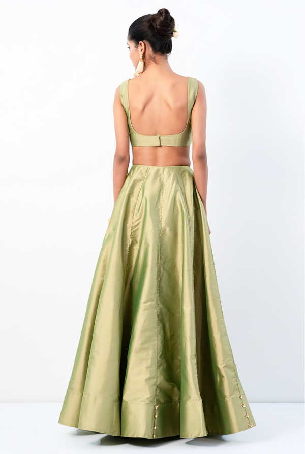 Arunya Lehenga | Shades of Green