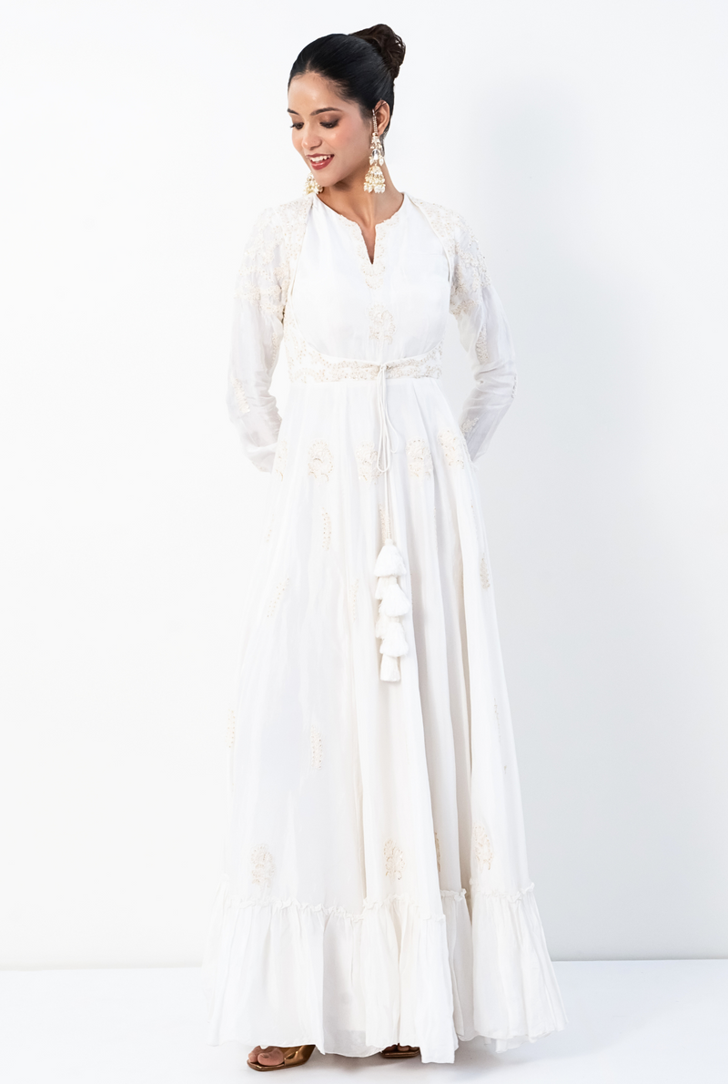 Chandrika Anarkali Kurta | supper white