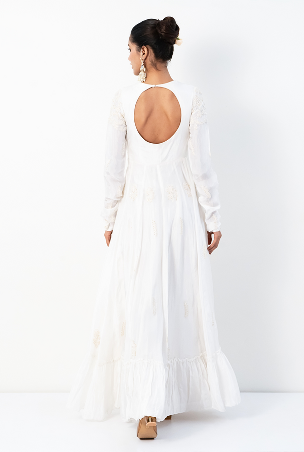 Chandrika Anarkali Kurta | supper white