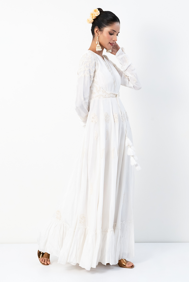 Chandrika Anarkali Kurta | supper white