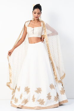 Chandrika Lehenga Set | Ivory