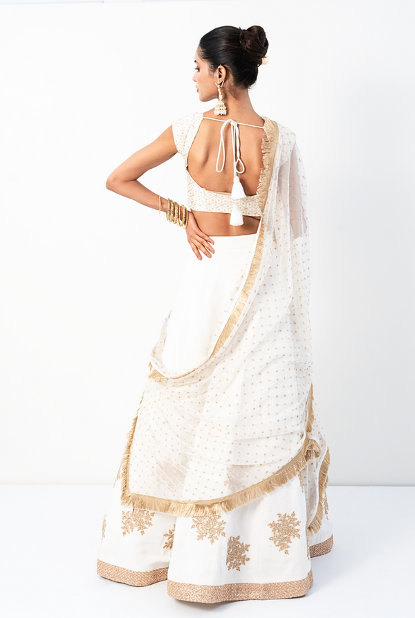 Chandrika Lehenga Set | Ivory