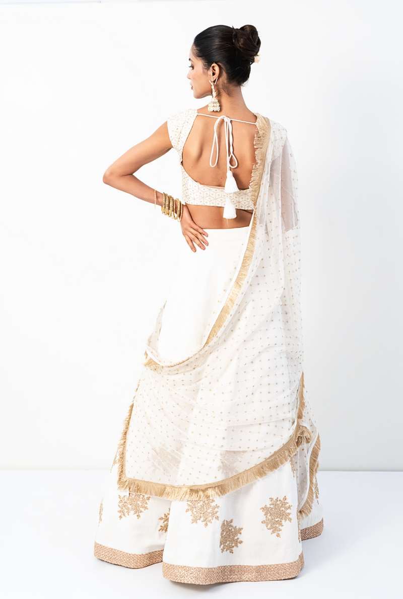Chandrika Lehenga Set | Ivory