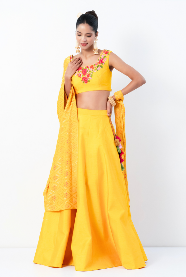 Arunya lehenga | Shades of Yellow