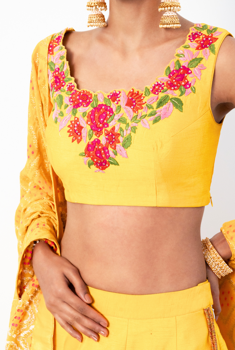 Arunya lehenga | Shades of Yellow