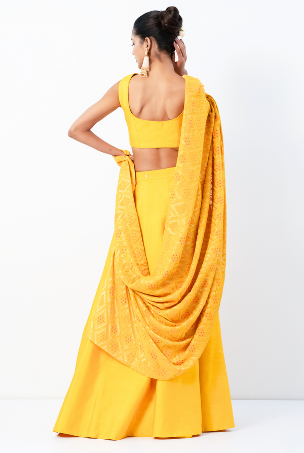 Arunya lehenga | Shades of Yellow