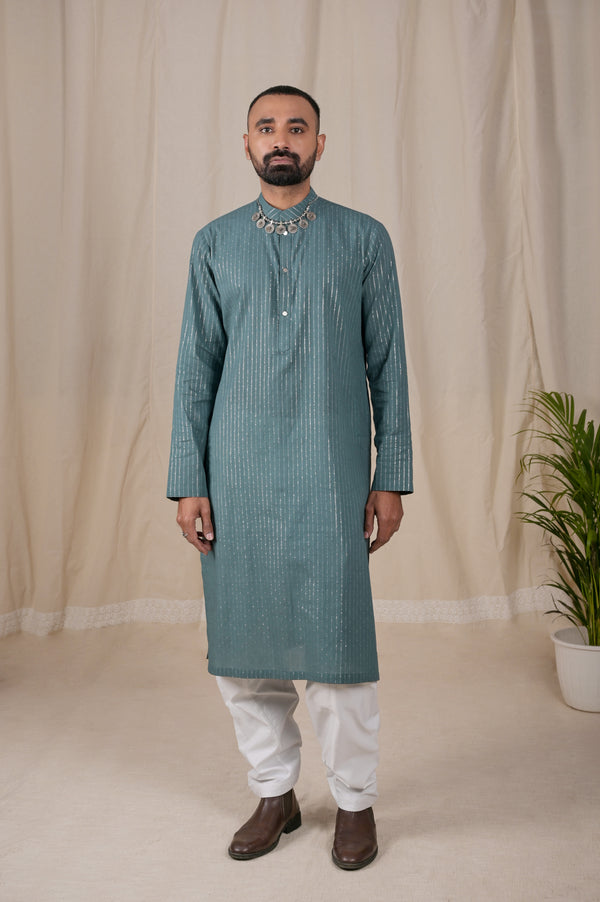 Aqua Blue kurta