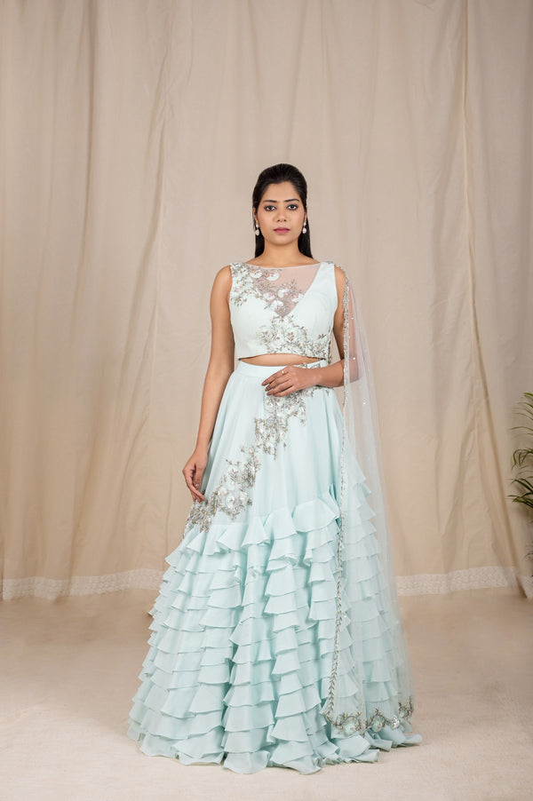 Rosa Lehenga Set